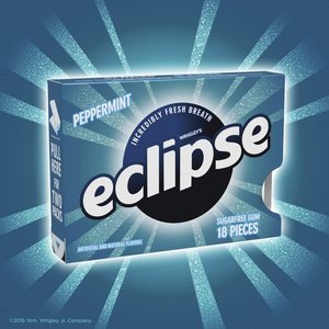 ECLIPSE Peppermint Sugar Free <b>Chewing</b> <b>Gum</b> <b>Bulk</b> Pack, 18 Pieces pack of 8 - Product Image 6
