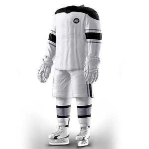 Ensemble uniforme de hockey sur glace haute performance, tissu respirant, maillot et pantalon légers, ajustement réglable pour l'entraînement et les matchs - Product Image 3
