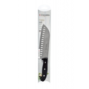 Cuchillo Domvs Santoku con hoyuelos, acero inoxidable, 18cm. (3 Claveles 00957) - Product Image 2