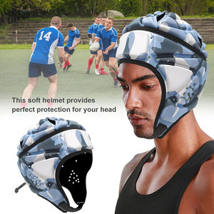 Casco de Fútbol Americano Ligero de Talla Grande, Doble Uso 7v7, Alta Resistencia a Impactos, Carcasa de Algodón y Poliéster, Ajustable y Suave - Product Image 2