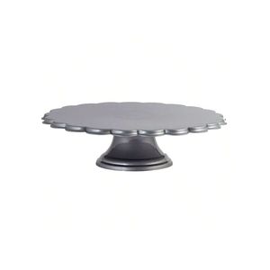 Support à gâteau en métal rose gold de luxe |   Présentoir à dessert rond pour mariage, plateau à gâteau plaqué or pour la décoration de fêtes et d'événements - Product Image 3