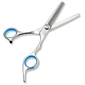 Ciseaux amincissants 5.5 "finition miroir professionnel 32 dents cheveux ciseaux Sloan ciseaux amincissants avec vis réglable - Product Image 3