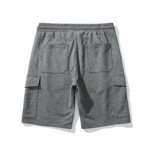 Algodón transpirable Cordón Cintura elástica Suelto Correr Entrenamiento Gimnasio Pantalones cortos Bolsillos Verano Playa Hombres Atlético DDP envío - Product Image 3