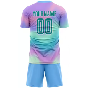 Camisetas de Fútbol Personalizadas con Transferencia de Calor, 100% Poliéster Elástico, Secado Rápido, Antibacterianas, al por Mayor para Entrenamiento de Fútbol para Adultos - Product Image 6