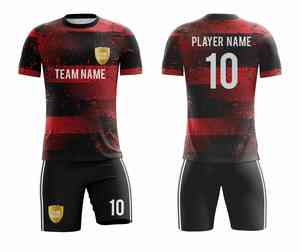 Uniformes d'équipe de football personnalisés |   Maillots de football numériques OEM 2026 |   Tenues à manches courtes respirantes, légères et ajustées - Product Image 5