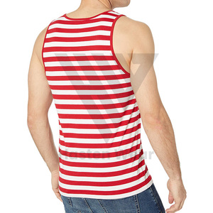 Débardeur de sport pour homme en polyester/coton/spandex - Couleur et logo personnalisables, tissu respirant, style sportif - Product Image 3