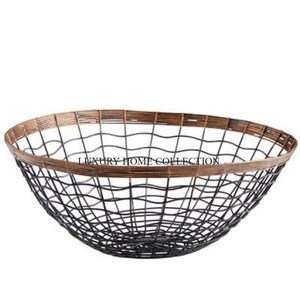 Elegant New Iron Fruits and <b>Bread</b> <b>Basket</b> with Antique Detailing Ideal for Modern and Traditional Kitchens Silver Finished - Product Image 6