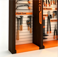 Support d'affichage pour outils à main en métal perforé sur mesure, présentoir commercial pour salle d'exposition