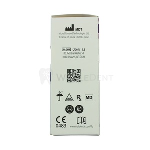 Instruments chirurgicaux dentaires de cône de bord rond de fraises de diamant de MDT 545R FG - Product Image 3