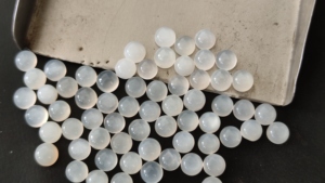 Cabujón de piedra lunar blanca Natural de 3mm a 12mm, piedra lunar redonda, cabujón de fondo plano, piedras preciosas cortadas, lote de piedra lunar de forma redonda - Product Image 3
