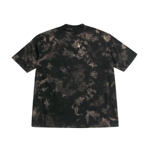 เสื้อยืดผู้ชายสีดำ คอตตอน 100% น้ำหนัก 200 กรัม ทรงโอเวอร์ไซส์ แขนสั้น ลายมัดย้อม คุณภาพสูง จากโรงงาน - Product Image 2