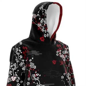Sudadera con capucha de lana Sherpa personalizada de alta calidad con estampados-Sudadera con capucha cálida y acogedora para invierno y ropa informal - Product Image 5