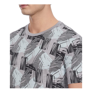 เสื้อยืดคอกลมแขนสั้นใส่ได้ทั้งชายและหญิงผ้าถักแบบสวมหัวสีพื้นแห้งเร็วสีพื้น - Product Image 3
