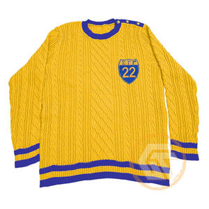 Customized Sigma Gamma Rho Acrylic Flat Knitted Embroidered Appliques Button Front Winter Sorority High Quality Greek V-neck - Product Image 5