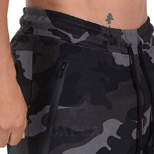 Shorts de sport mi-taille pour hommes de haute qualité, taille personnalisée, respirants, en coton/polyester, séchage rapide, style urbain, motif uni, personnalisables - Product Image 6