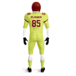 Nombre y número del equipo Mejor diseño Conjunto de uniforme de fútbol americano personalizado Camisetas de fútbol americano Camiseta de fútbol americano para hombres - Product Image 3