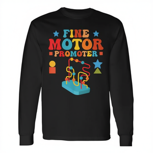Camiseta de manga larga Fine Motor Promoter para terapia ocupacional, talla para adultos - Product Image 2