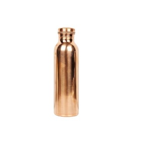 Premium Rose Gold Color Hammered Finished Pure Copper Water <b>Bottle</b> for Office & School Use Leak Proof Copper <b>Bottle</b> - Product Image 6
