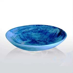 this unique bowl is perfect for Handcrafted <b>Epoxy</b> Resin Bowl with <b>metal</b> base Best Selling Handmade Resin Bowl Marble-Look Design - Product Image 2