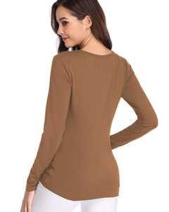 High Quality Cotton Unisex Round-Neck Underscrubs Uniform Underscrub for Hospital Custom Medical Uniform - Product Image 5