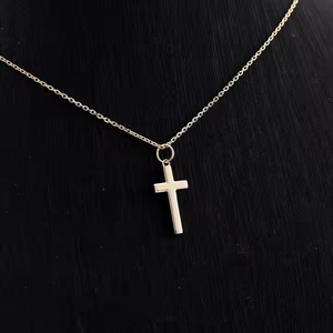 จี้เพชรชุบทองและไข่มุกสไตล์พระเยซูทันสมัยสำหรับเป็นของขวัญ - Product Image 5