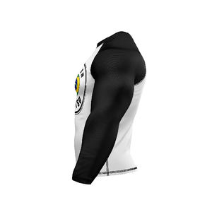 Protège-éruption à manches longues imprimé par sublimation personnalisée en gros Chemise de compression personnalisée Concevez votre propre protège-éruption MMA personnalisé - Product Image 5