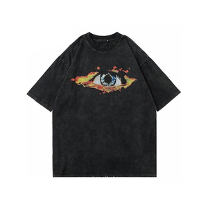 Venta al por mayor 100% poliéster hombres camisetas logotipo personalizado impreso en blanco camiseta patrón sólido para los hombres - Product Image 1