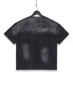 T-shirts oversize 100% coton personnalisés OEM pour hommes, impression DTG en polyester/coton de haute qualité, lavés au soleil et délavés à l'acide - Product Image 5