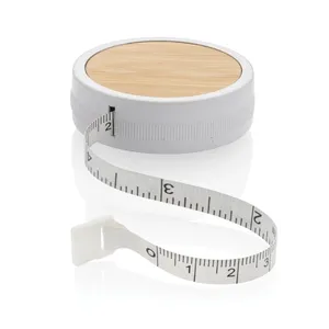 Metro a nastro da sarto in plastica riciclata sostenibile, gadget promozionale ecologico - Product Image 1