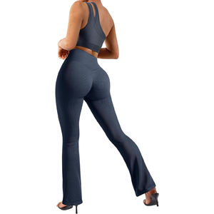 กางเกงเลกกิ้งเอวสูงสำหรับผู้หญิงกางเกงเลกกิ้งเอวสูงพิมพ์ลายแบบกำหนดเอง - Product Image 4