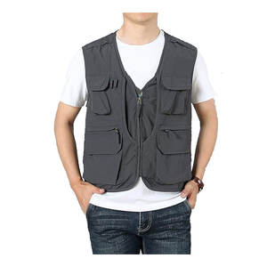 New Trend Casual Multi-Pocket <b>Vest</b> for Men Breathable Lightweight Quick Drying Outdoor Hiking <b>Travel</b> Photography Work Safety - Product Image 4