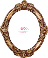 Miroir encadré pour la décoration du salon et de la chambre à coucher, best-seller, or français décoratif
