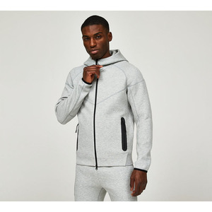 Vente en gros Survêtements vierges personnalisés pour hommes avec fermeture éclair Tenues d'entraînement respirantes Fabriquées au Pakistan - Product Image 2