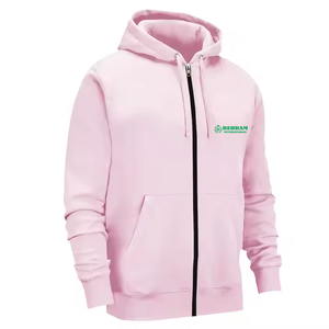 Surdimensionné Hommes Zipper Hoodie Puff Plain Dyed Long Coton Polaire Tissu Personnalisé Conçu Meilleur Prix Hommes Hoodies 6XL XL Tailles - Product Image 1