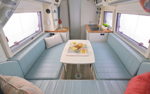 Achetez une nouvelle caravane de camping BareFoot Teardrop légère en alliage d'aluminium, pour 4 personnes, caravane de voyage moderne, charge utile maximale de 1001-2000 kg - Product Image 4