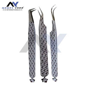 Collection de pinces à épiler Kitty Design, marque privée, pinces à épiler en acier inoxydable, pinces à épiler pour extensions de cils, pinces à épiler en fibre - Product Image 2