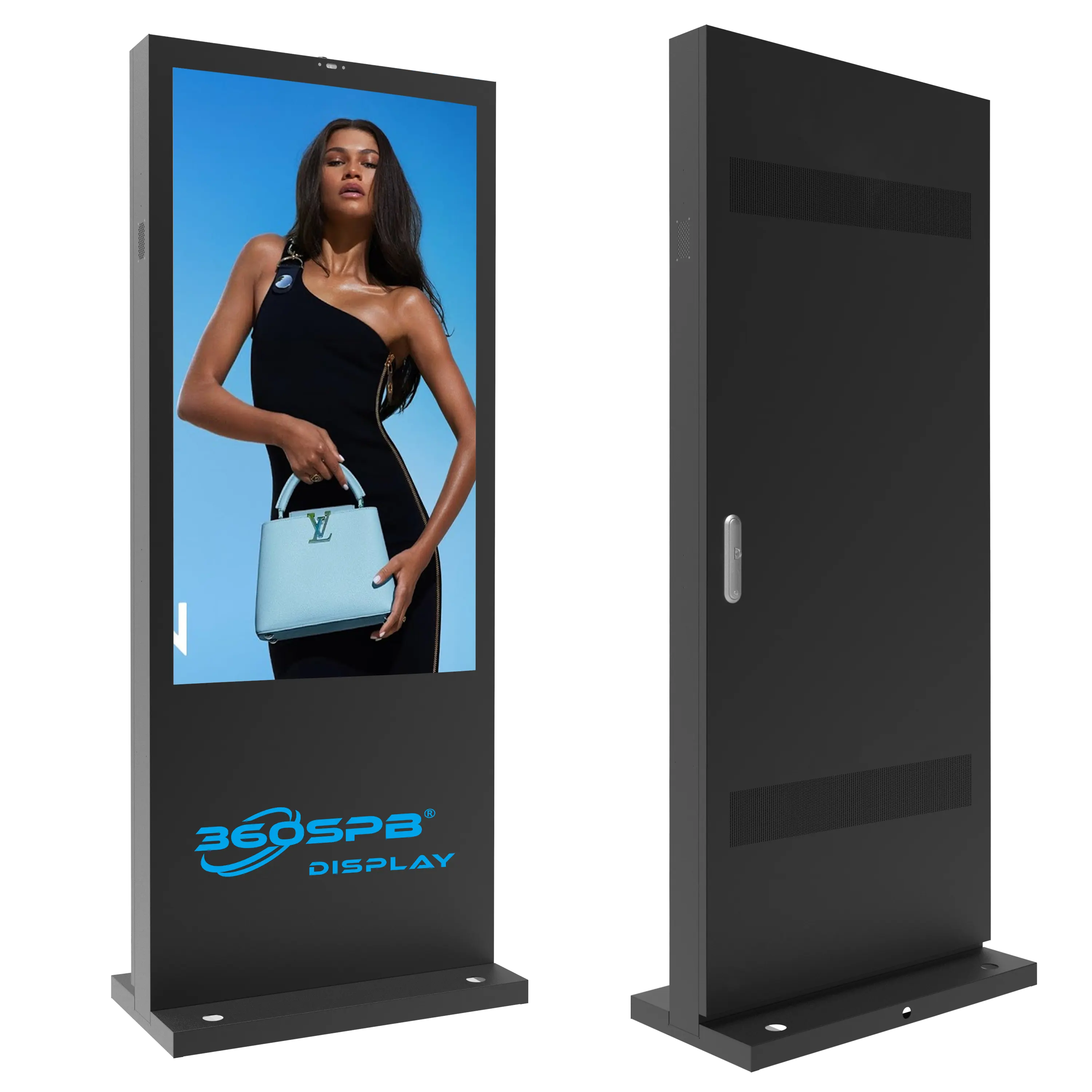 360SPB OFS43B Suporte de chão para sinalização digital e exibição de quiosque IPS WIFI para Android ao ar livre LCD publicidade reprodutores