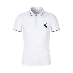 Polos personalizados con serigrafía para hombre y mujer, camisetas de gran tamaño unisex, polos de verano - Product Image 2