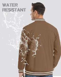 Chaqueta Universitaria de Invierno Formal Cruzada con Logotipo Personalizado de Alta Calidad de Fábrica OEM, Talla Grande, 100% Poliéster - Product Image 4