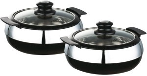 king International Stainless Steel Insulated Hot <b>Pot</b> Food Warmer Hot <b>Pot</b> Casserole Plastic Hot <b>Pot</b> Admire 3 Set - Product Image 6