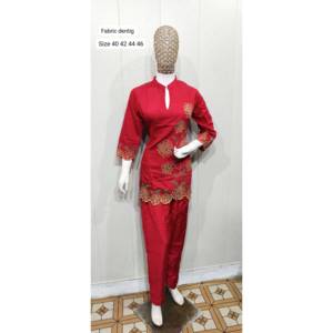 Conjunto de Kurtis de algodón étnico de verano, ropa India paquistaní cómoda, apliques de verano largos para mujer, fabricante directo - Product Image 1