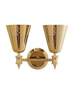 Mid Century Modern Brass Charles 2 Wall Lamp Sputnik Light Fixture With Di Italian Brass Light Fixture Lamp Used for Bedroom - Product Image 1