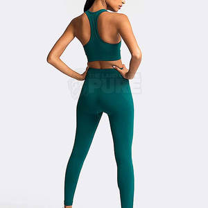 Conjunto de Yoga Deportivo de Moda para Mujer, Conjunto de Yoga para Mujer al por Mayor Hecho en Pakistán - Product Image 3
