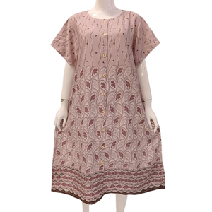 Robe maxi d'été avec boutons sur toute la longueur, style décontracté, ample, confortable et durable, ne se décolore pas facilement - Product Image 2