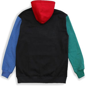 Haute qualité brodé surdimensionné couleur bloc 100% coton poche sweat à capuche hommes femmes tendance hiver mode toutes tailles - Product Image 3