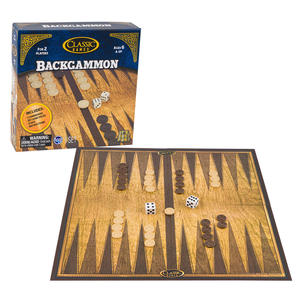 Jeu de backgammon classique fabriqué en Chine, modèle 75621 - Product Image 1