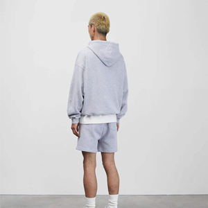 Sudadera con Capucha Unisex, 100% Algodón, Gruesa, Talla Grande, con Logotipo Personalizado Bordado, Diseño Invernal, Estilo Deportivo, Antiarrugas, Ropa Urbana para Hombre - Product Image 4