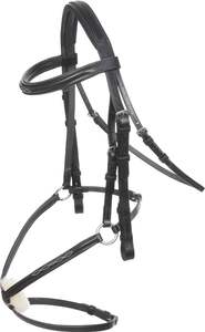 Horse Daisy Flower Crystal Diamante COMFORT Bling Show Dressage Brida - Product Image 5