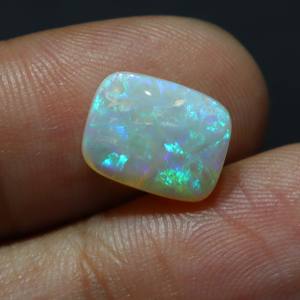 2,00 quilates buena calidad Natural ópalo australiano verde fuego cabujón piedra preciosa 12X9X4 MM ópalo sólido para la fabricación de joyas piedras preciosas - Product Image 2