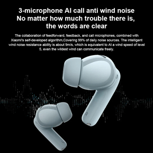 Xiaomi-Auriculares deportivos <span class=keywords><strong>Redmi</strong></span> <span class=keywords><strong>Buds</strong></span> <span class=keywords><strong>5</strong></span> <span class=keywords><strong>Pro</strong></span> Hi-Fi, auriculares TWS, audio sin pérdidas, resistencia al ruido - Product Image 6